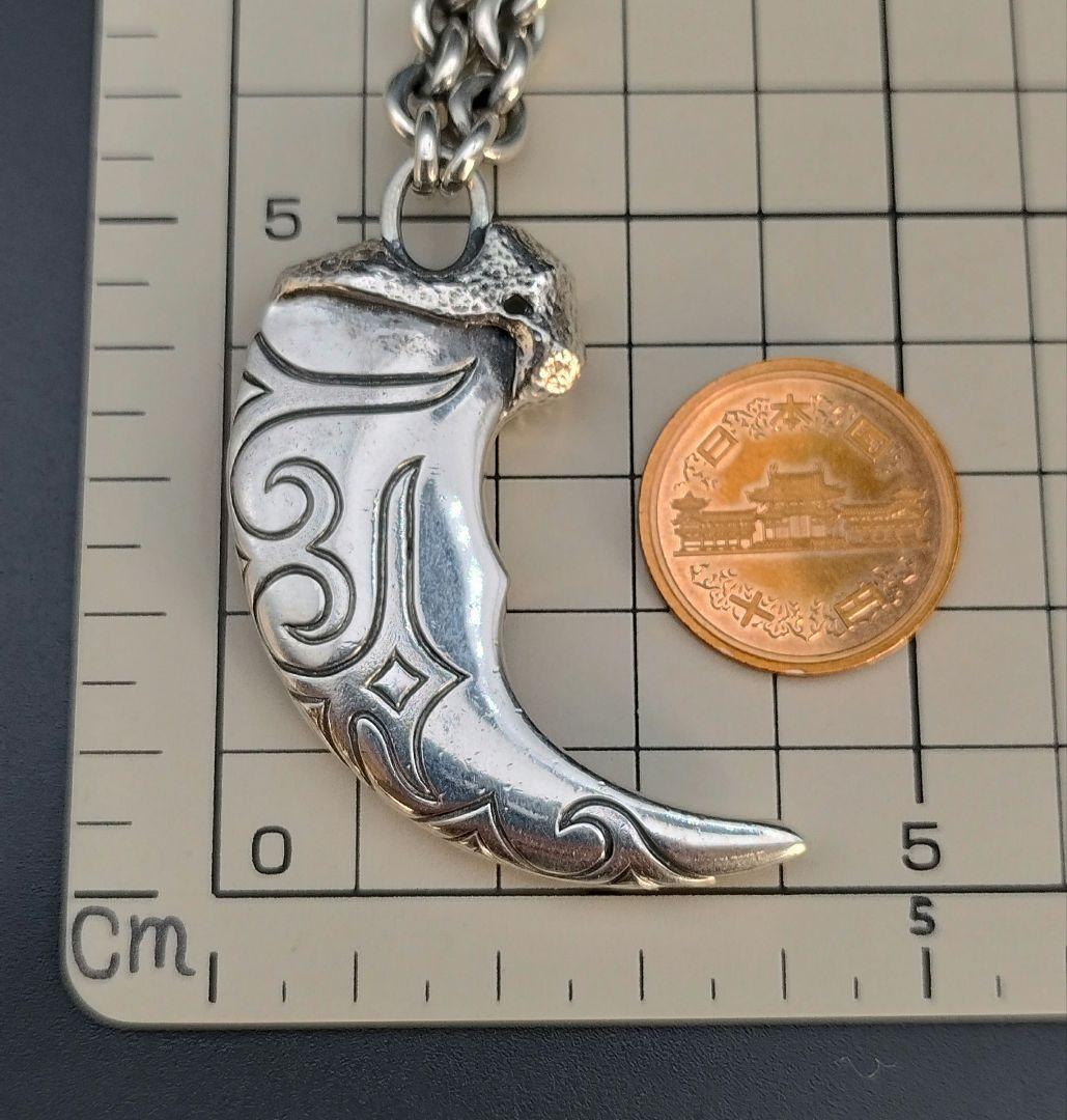 ベアクローネックレス アイヌ トライバル silver925 極太重厚 シルバー