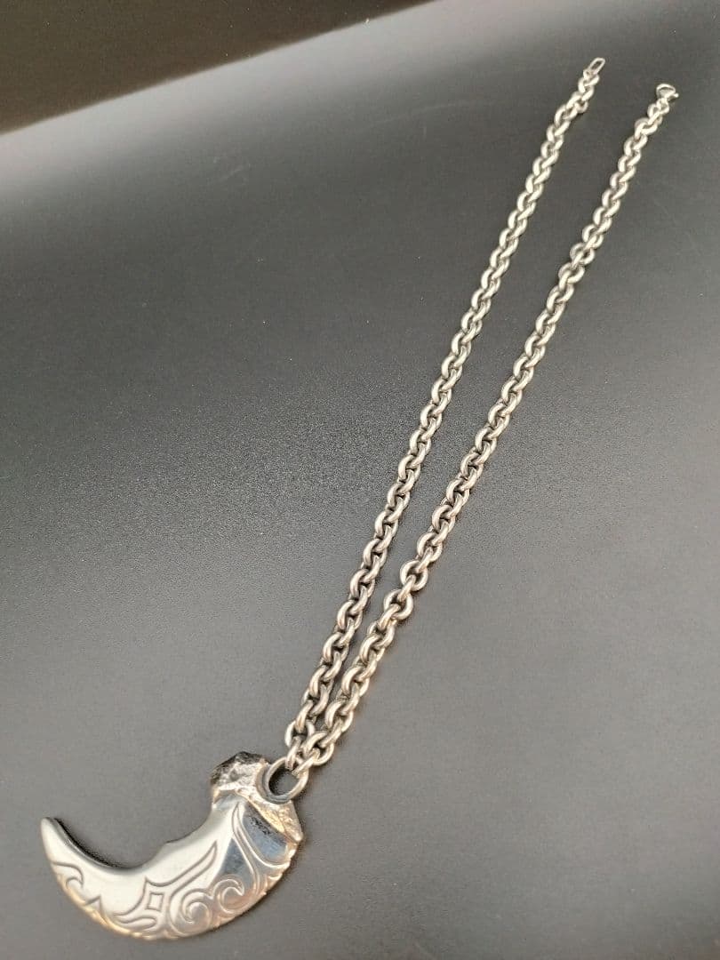 ベアクローネックレス アイヌ トライバル silver925 極太重厚 シルバー