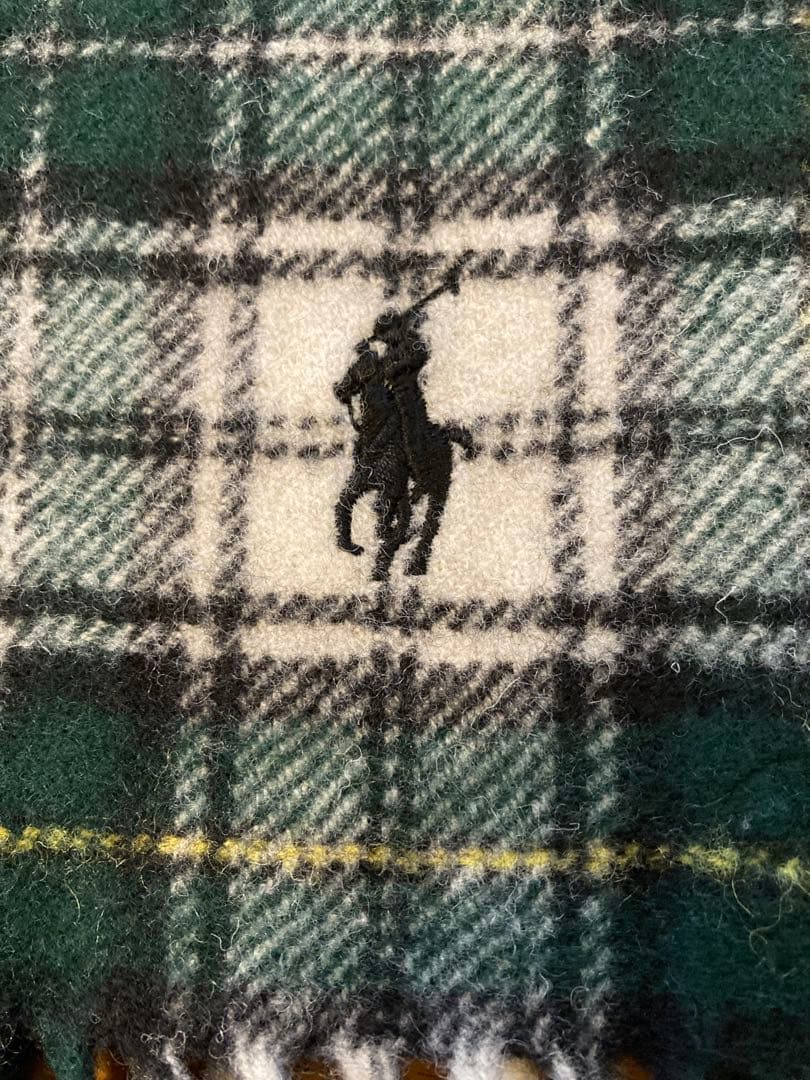 伊藤ゆり Ralph Lauren チェック柄ストール ブランケット
