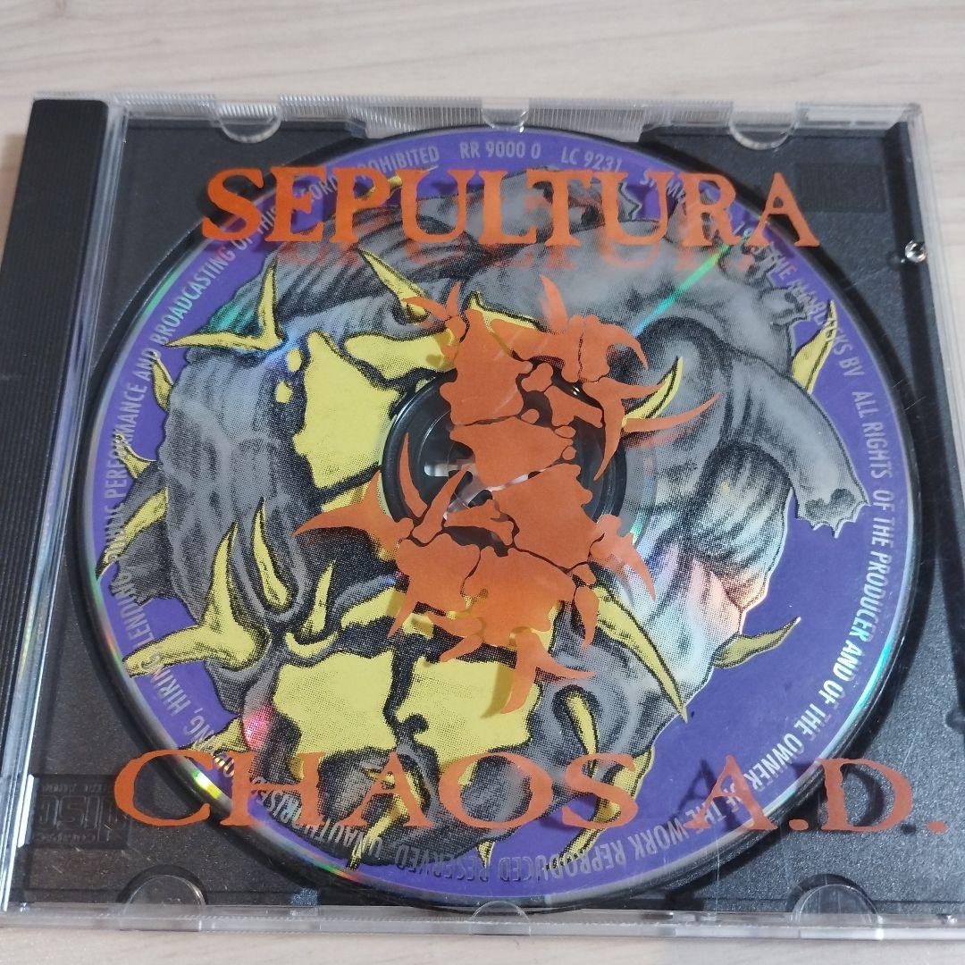 SEPULTURA / Chaos A.D. 限定スチール缶 タペストリー付