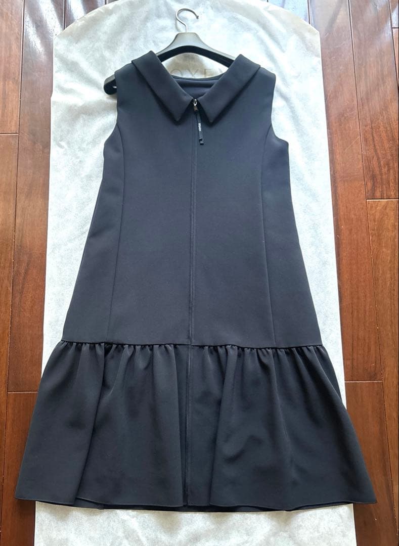 【Re】フォクシーニューヨーク 2way モッズドレス 38 ミッドナイト