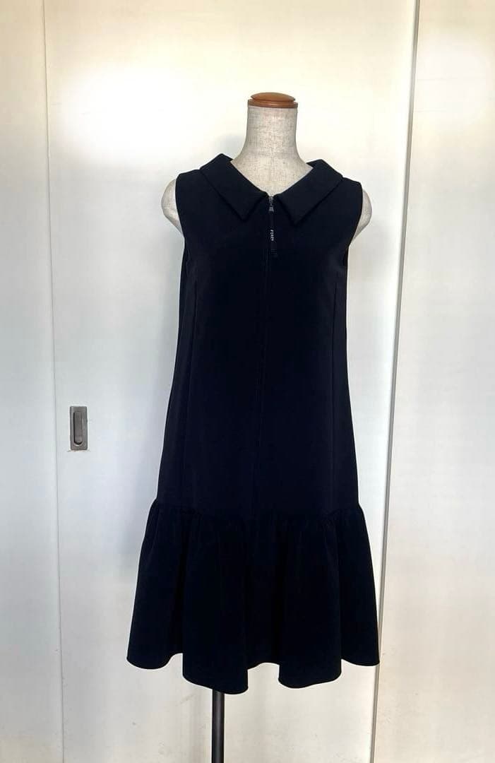 【Re】フォクシーニューヨーク 2way モッズドレス 38 ミッドナイト