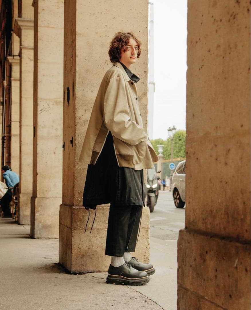 sacai 24SS ナイロンツイル ジャケット ブルゾン カバーオール デニム