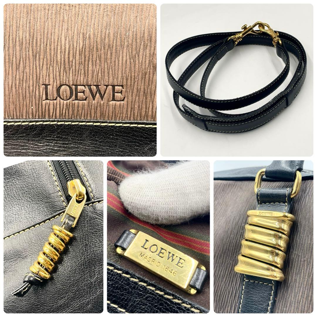 【極美品】ロエベ LOEWE ベラスケス ボストンバッグ 2way 大容量