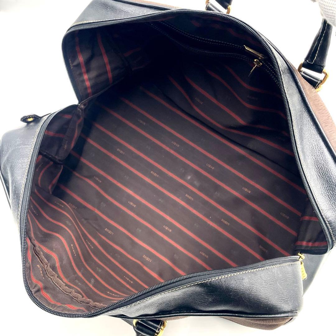 【極美品】ロエベ LOEWE ベラスケス ボストンバッグ 2way 大容量
