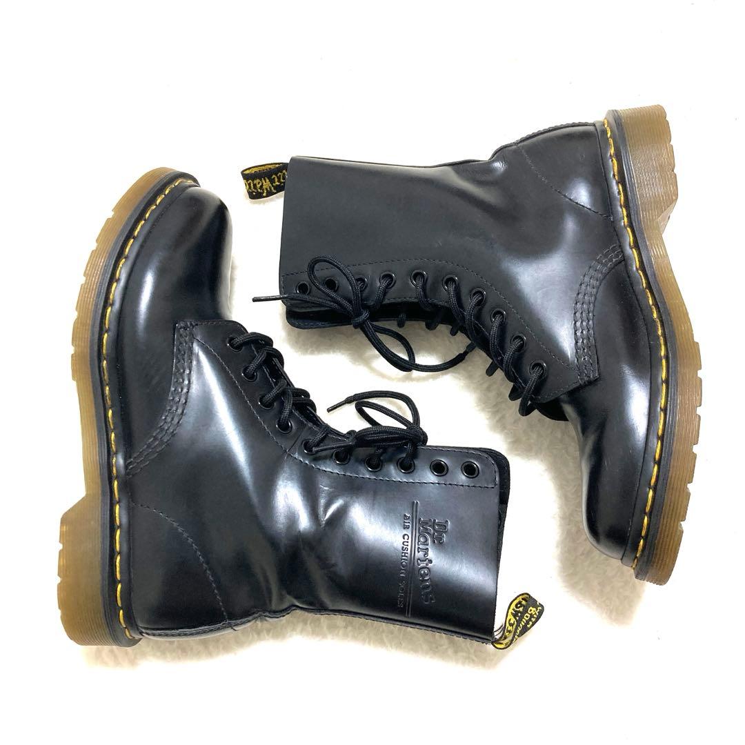 【ちーこ】　Dr. Martens ブラックブーツ 10ホール UK5
