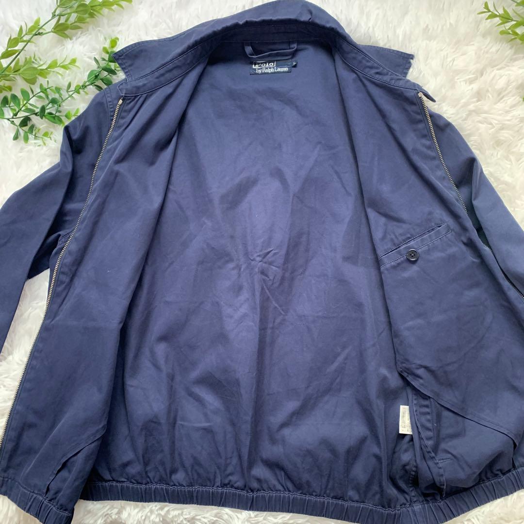 ポロラルフローレン　スイングトップジャケット　ネイビー　ジャケット　L