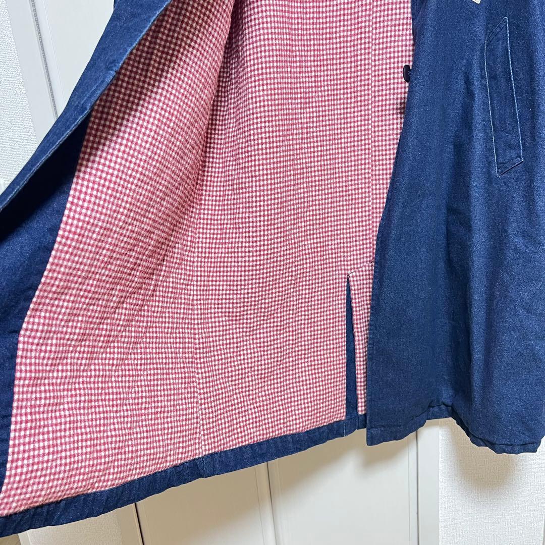 ❣️希少❣️ワンダフルワールド デニム ロングコート フリーサイズ くま ワッペン
