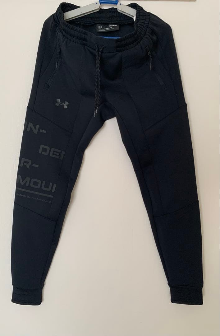Under Armour フード付きジャケット M ホワイト/ブラック上下セット