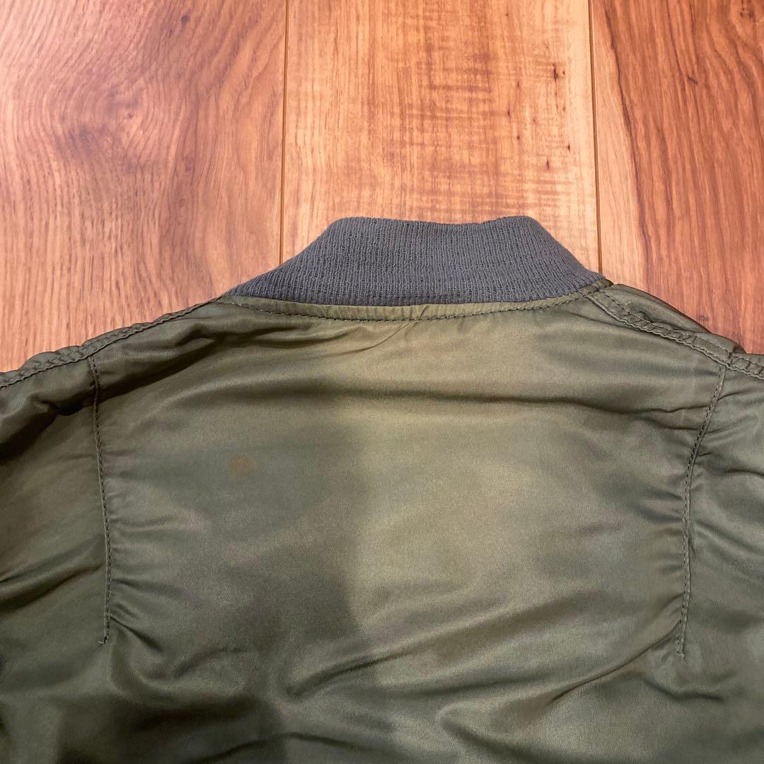 す*い様 ALPHA INDUSTRIES 旧ロゴUSA製　MA-1 small