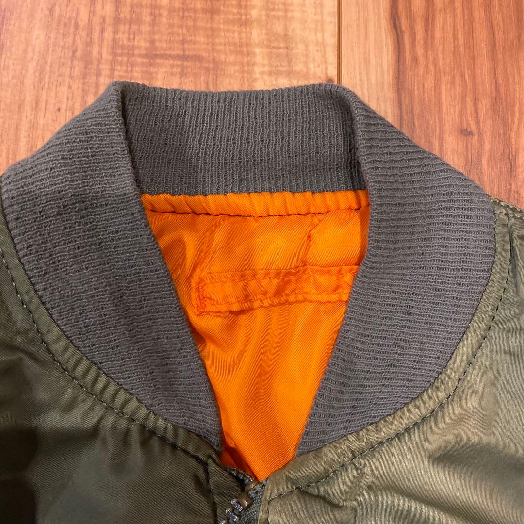 す*い様 ALPHA INDUSTRIES 旧ロゴUSA製　MA-1 small