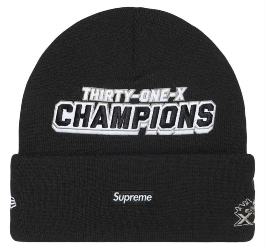 Supreme New Era Football Beanie ブラック 新品