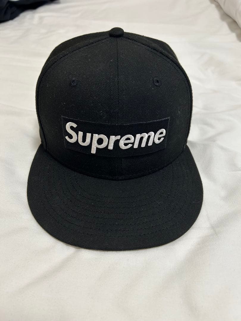 Supreme ブラック キャップ スナップバック