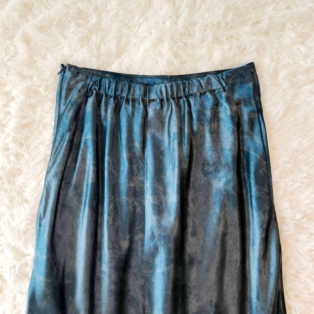 Ameri 24AW BIAS SATIN PRINT SKIRT アメリ