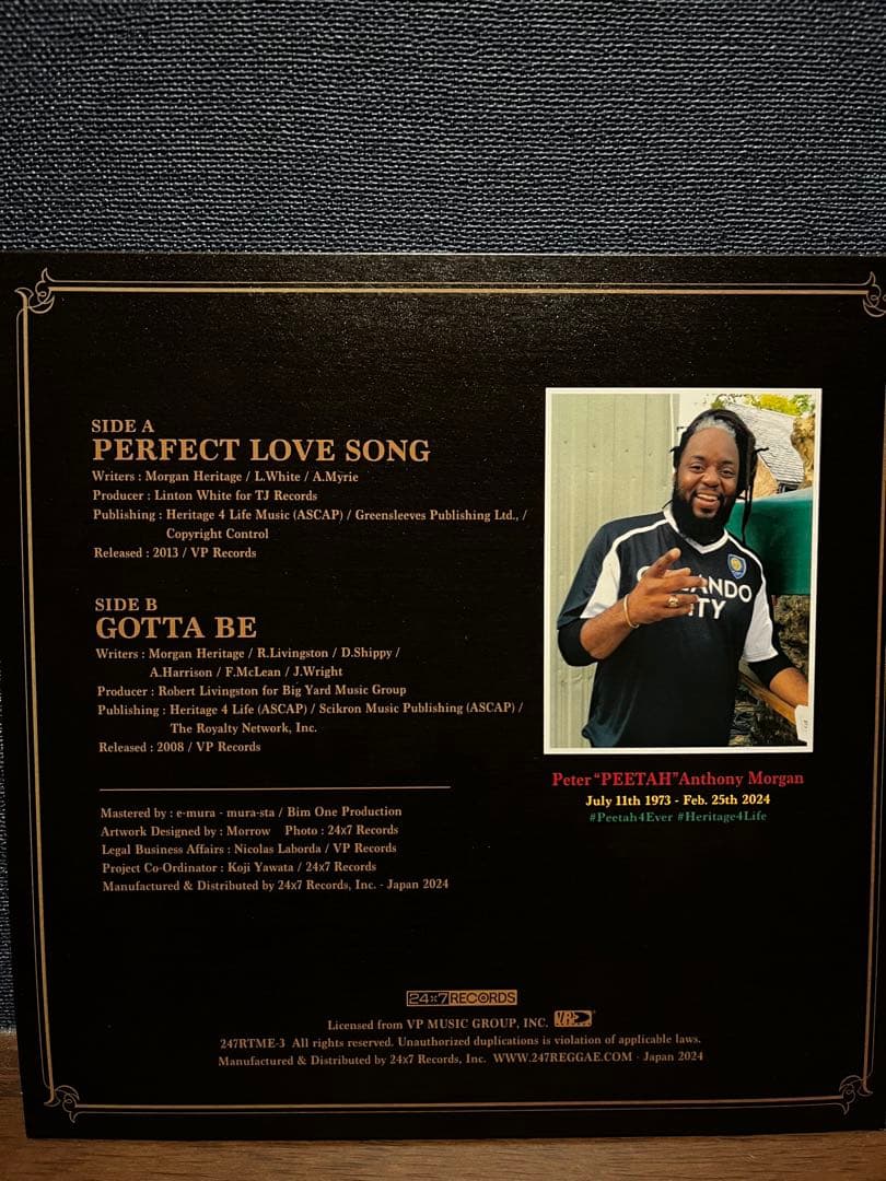 新品未開封Morgan Heritage - Perfect Love Song