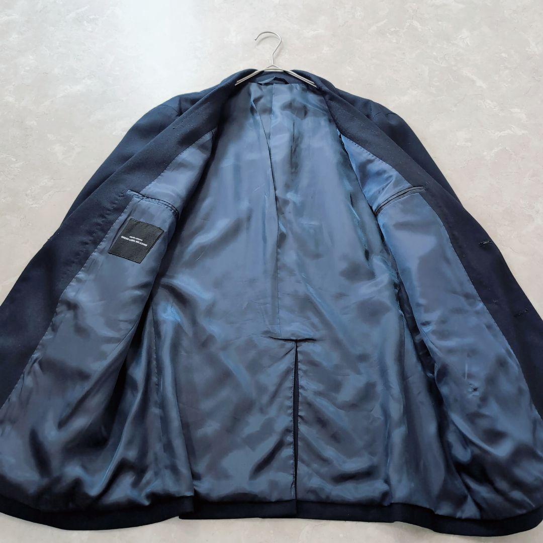 【極美品】グリーンレーベル　紺ブレ　銀ボタン　XL　特大サイズ　春　アンコン