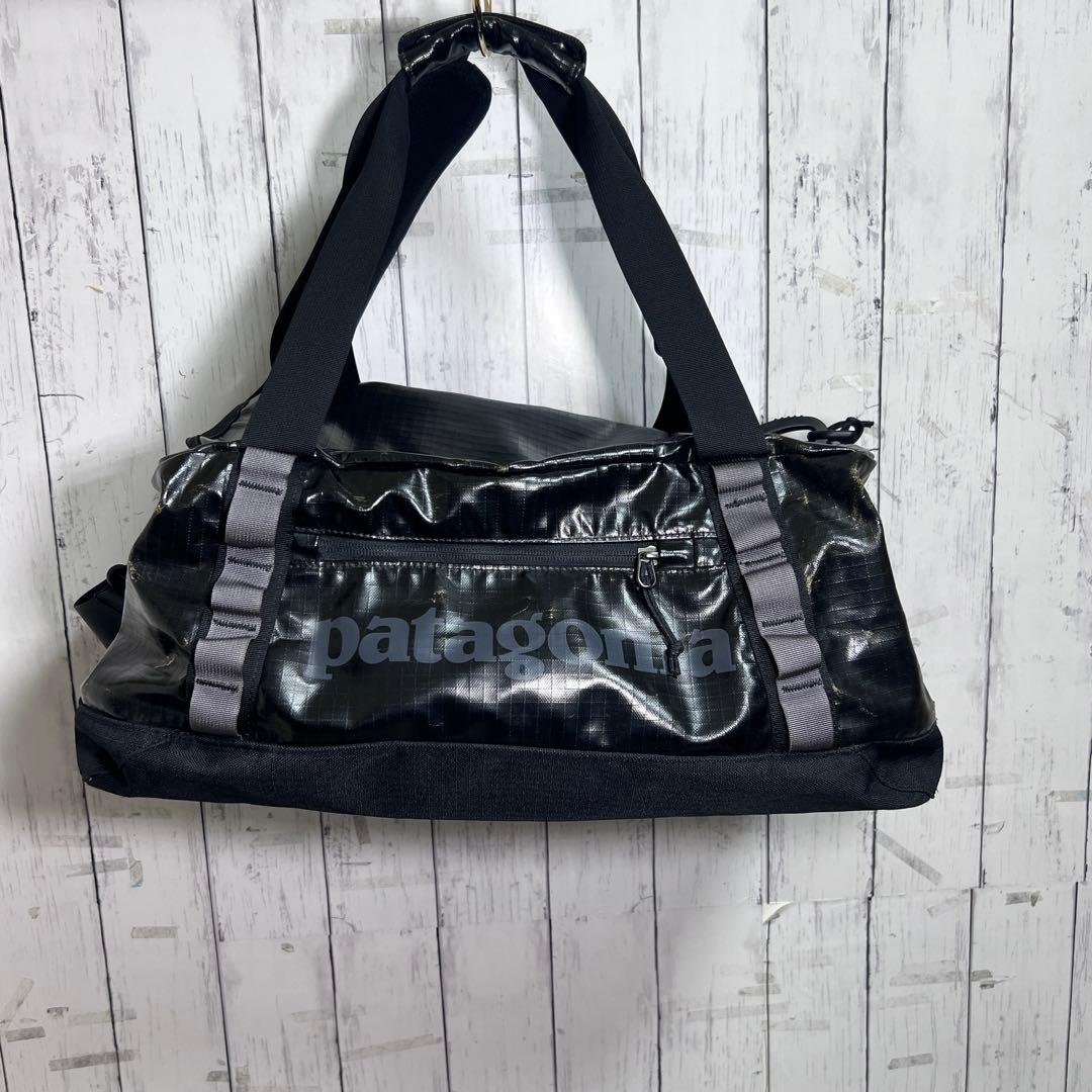【人気】Patagonia ボストンバッグ 45L 黒 部活 旅行 定番