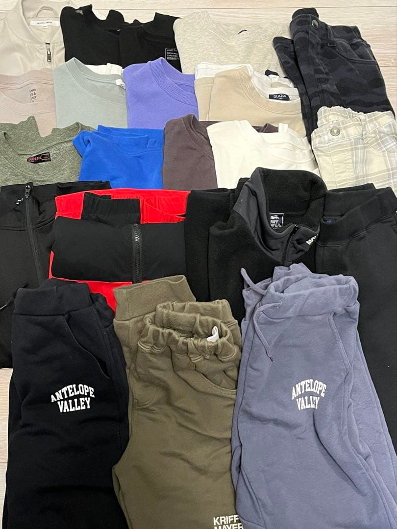 サイズ160男の子秋冬服まとめ売り/21着セット/小学生、中学生