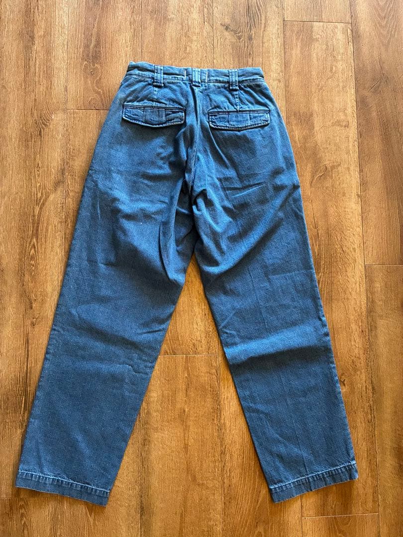 W24新品未使用タグ付！Oblada Officers Denim タックデニム