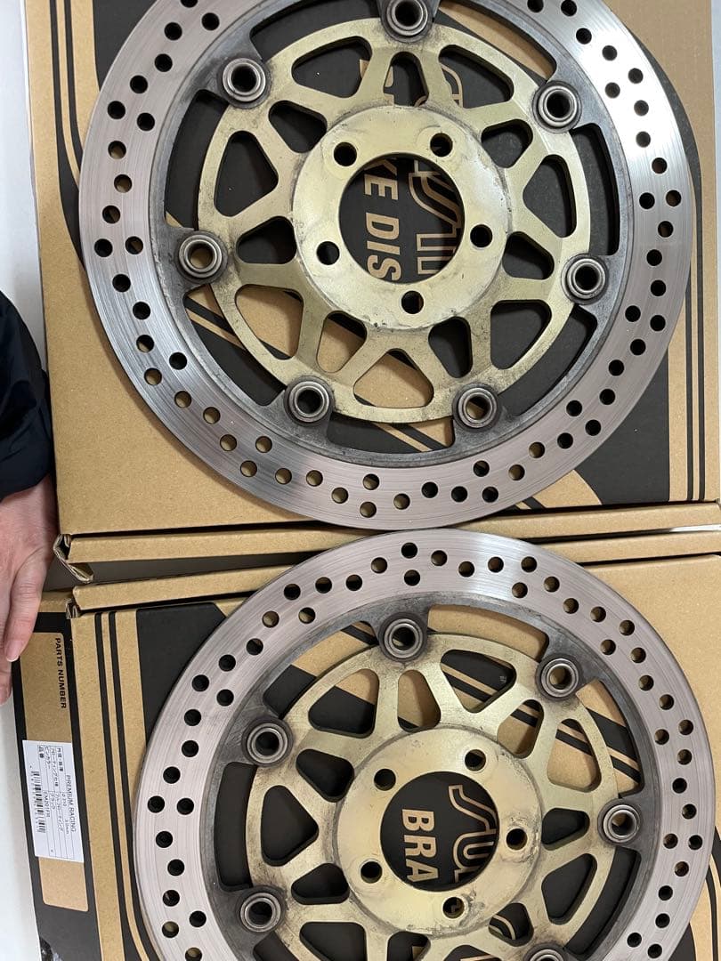 zrx1100フロントディスク2枚セット
