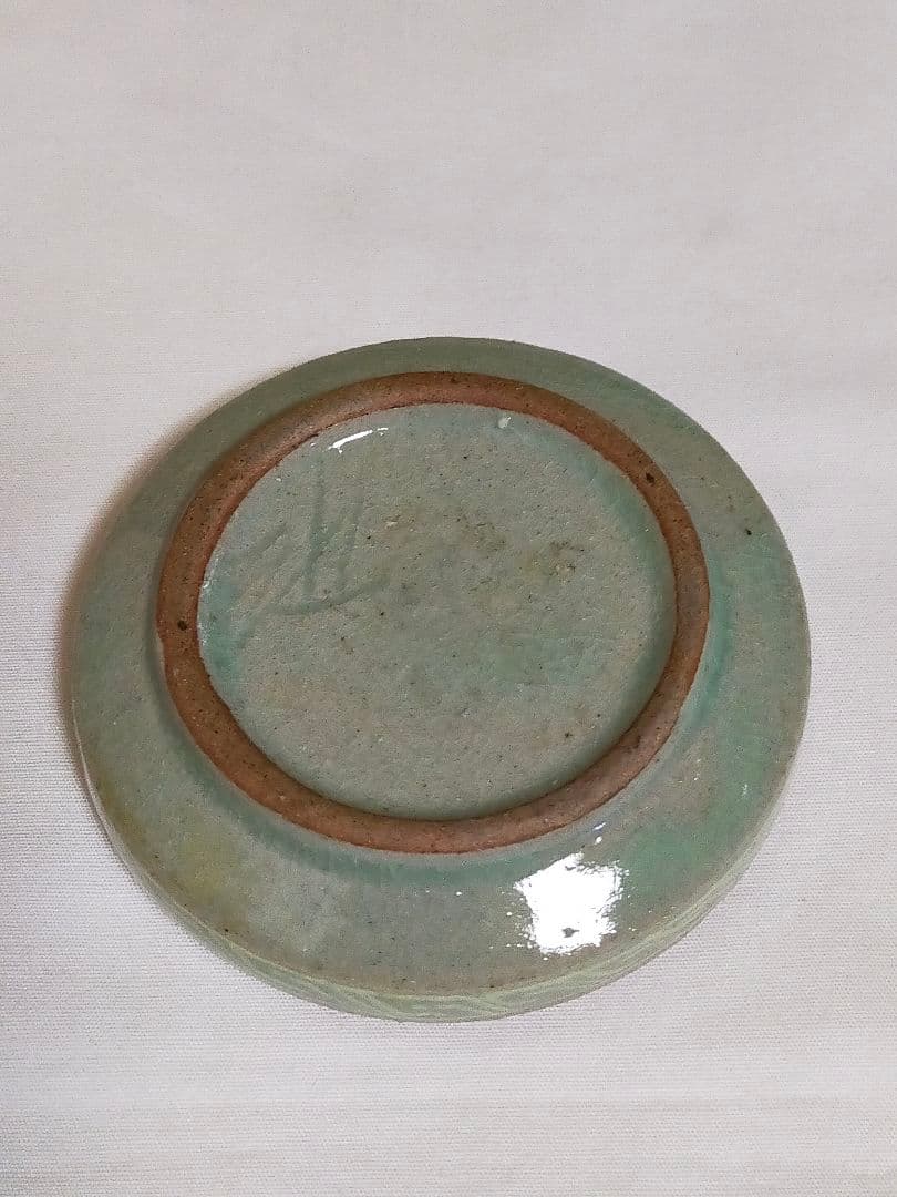 韓国 人間文化財(人間国宝) 池順鐸 青磁象嵌香合