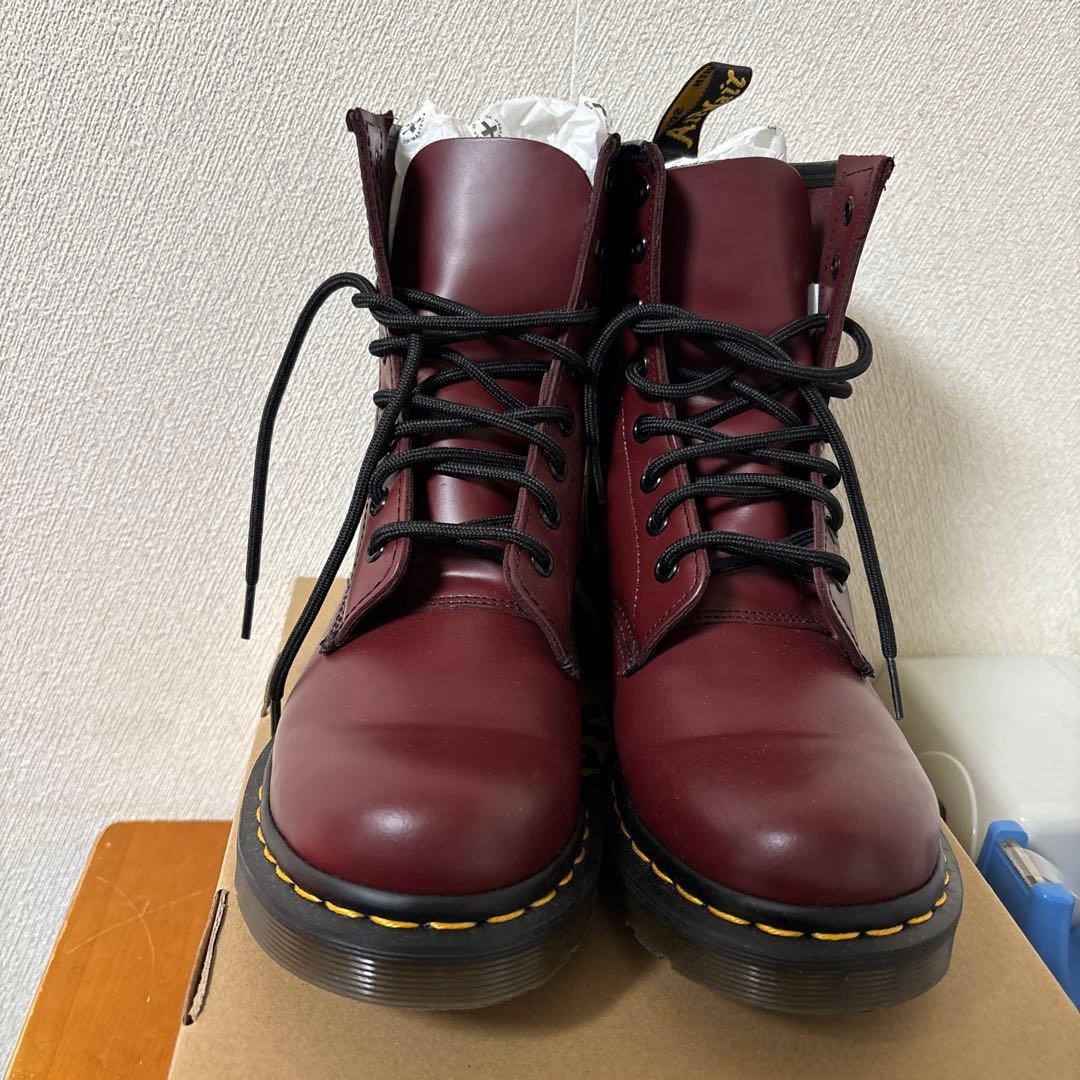 靴 Dr. Martens 1460 W Cherry Red 8 UK