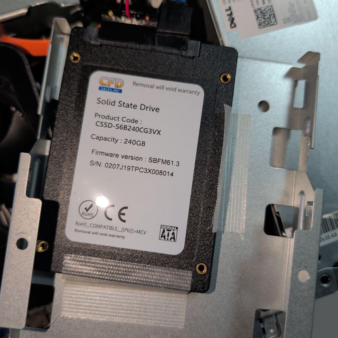 Windowsデスクトップ DELL vostro 3268 Core i5-7400 RAM16gb
