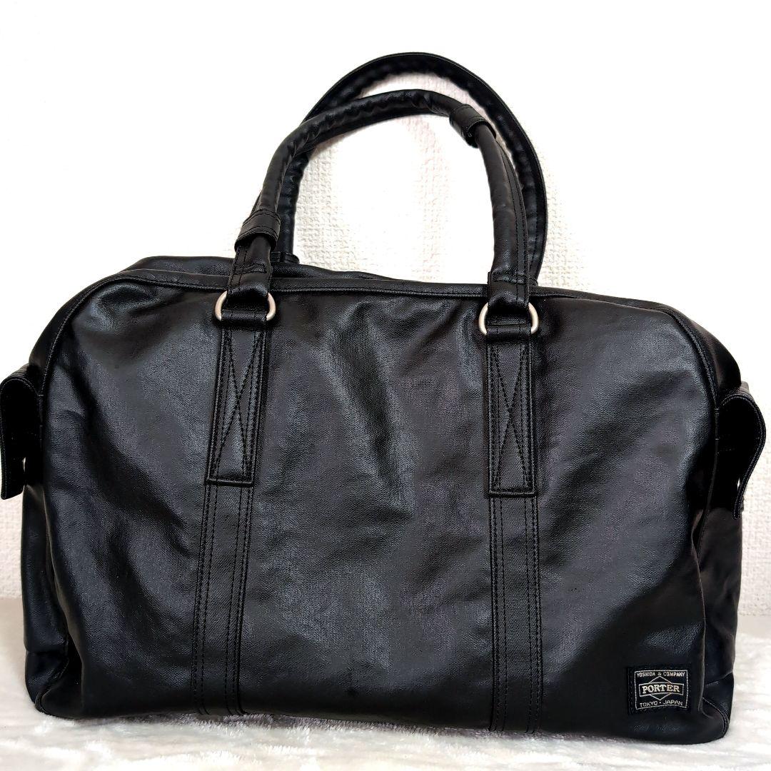 ek7 PORTER 美品 ブラック ボストンバッグ 吉田カバン