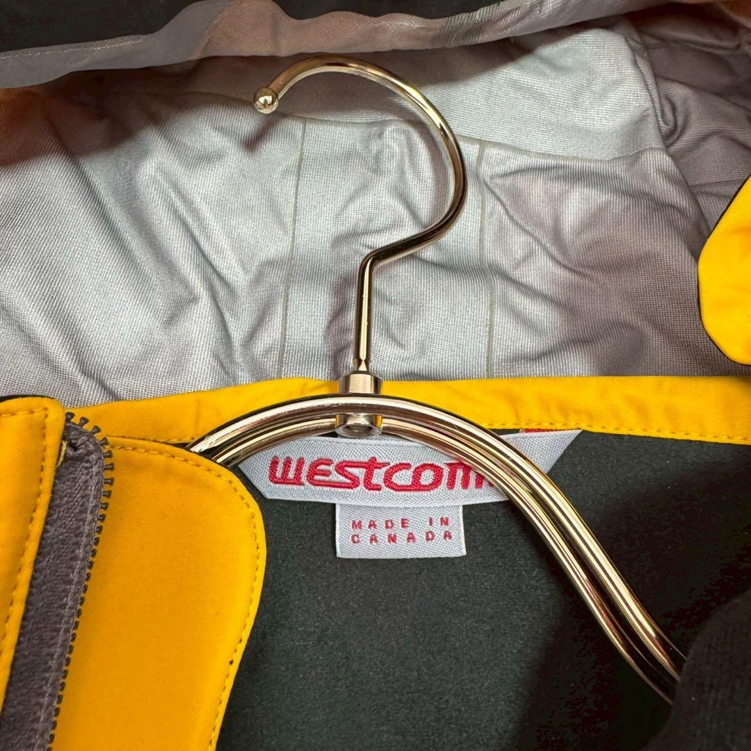 WEST comb ブルゾン イエロー M カナダ製 フード付き アウトドア