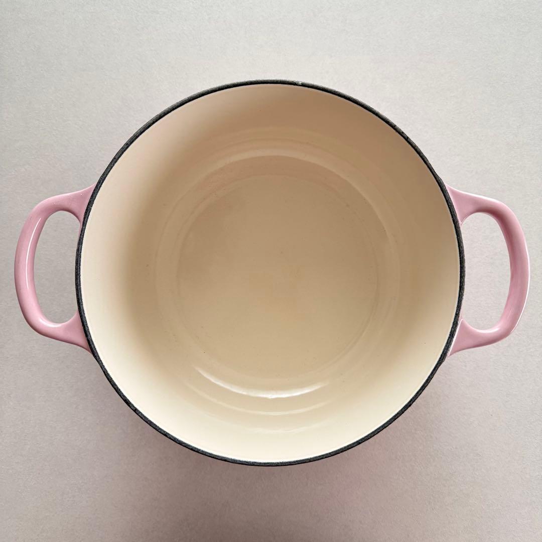 LE CREUSET ルクルーゼ 両手鍋 ココットロンド 20cm ピンク