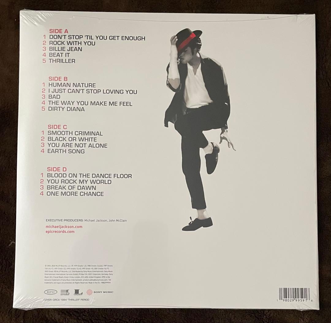 マイケル・ジャクソン『NUMBER ONES』※完全限定レコード盤BLACK