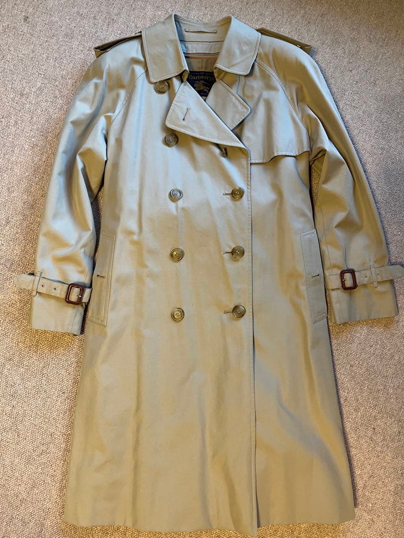 【美品】43（M相当）バーバリー BURBERRY トレンチコート　ライナー付き