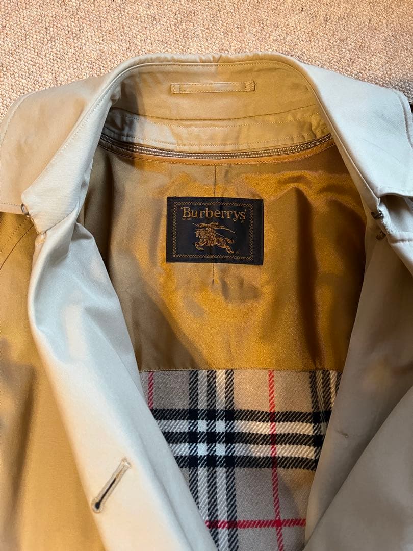 【美品】43（M相当）バーバリー BURBERRY トレンチコート　ライナー付き