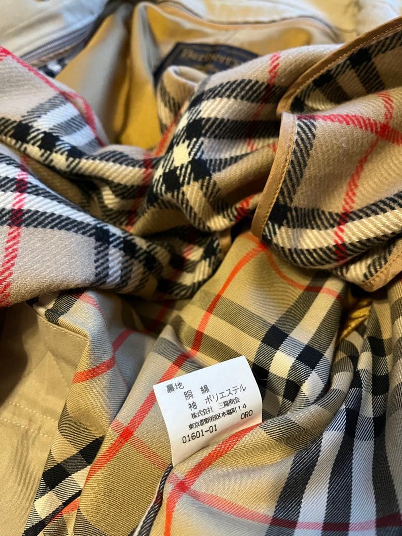 【美品】43（M相当）バーバリー BURBERRY トレンチコート　ライナー付き