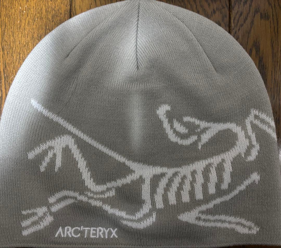 ARC'TERYX リバーシブルニット帽 ブラック グレー