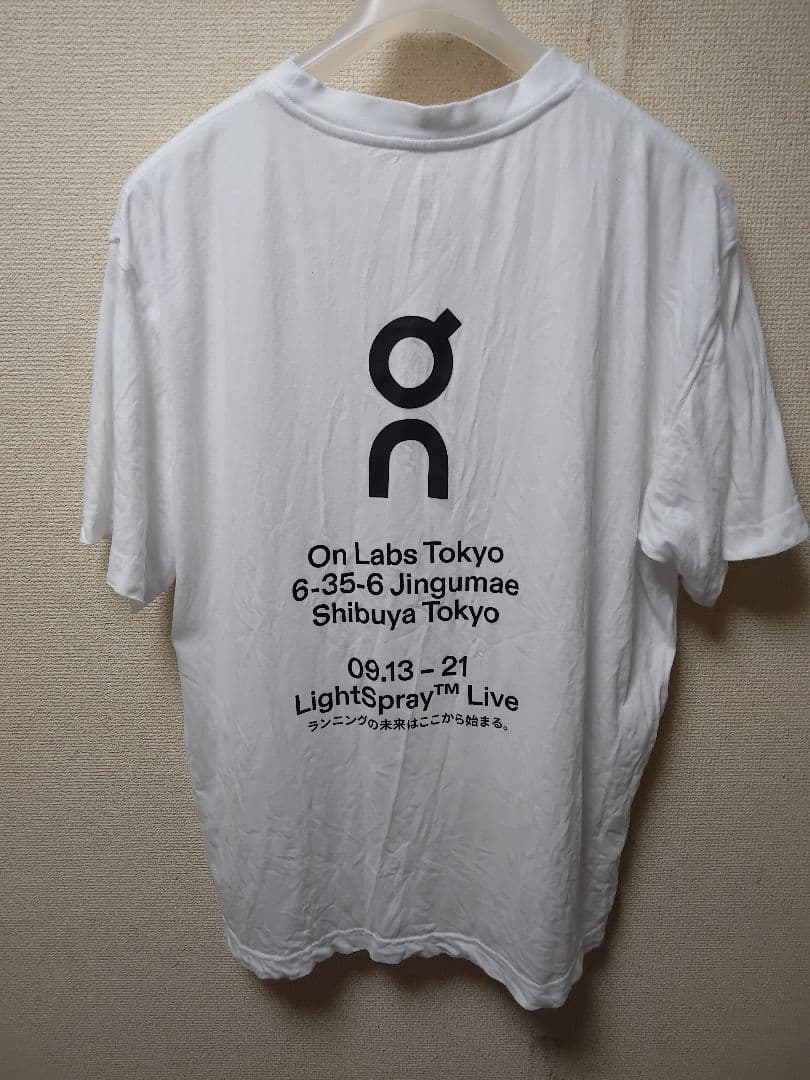 On渋谷店限定　On Labs Tokyo ホワイト Tシャツ M