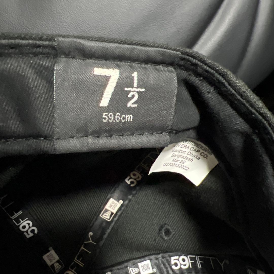 最終値下　正規品　supreme✖️NEW ERA コラボキャップ　ブラック