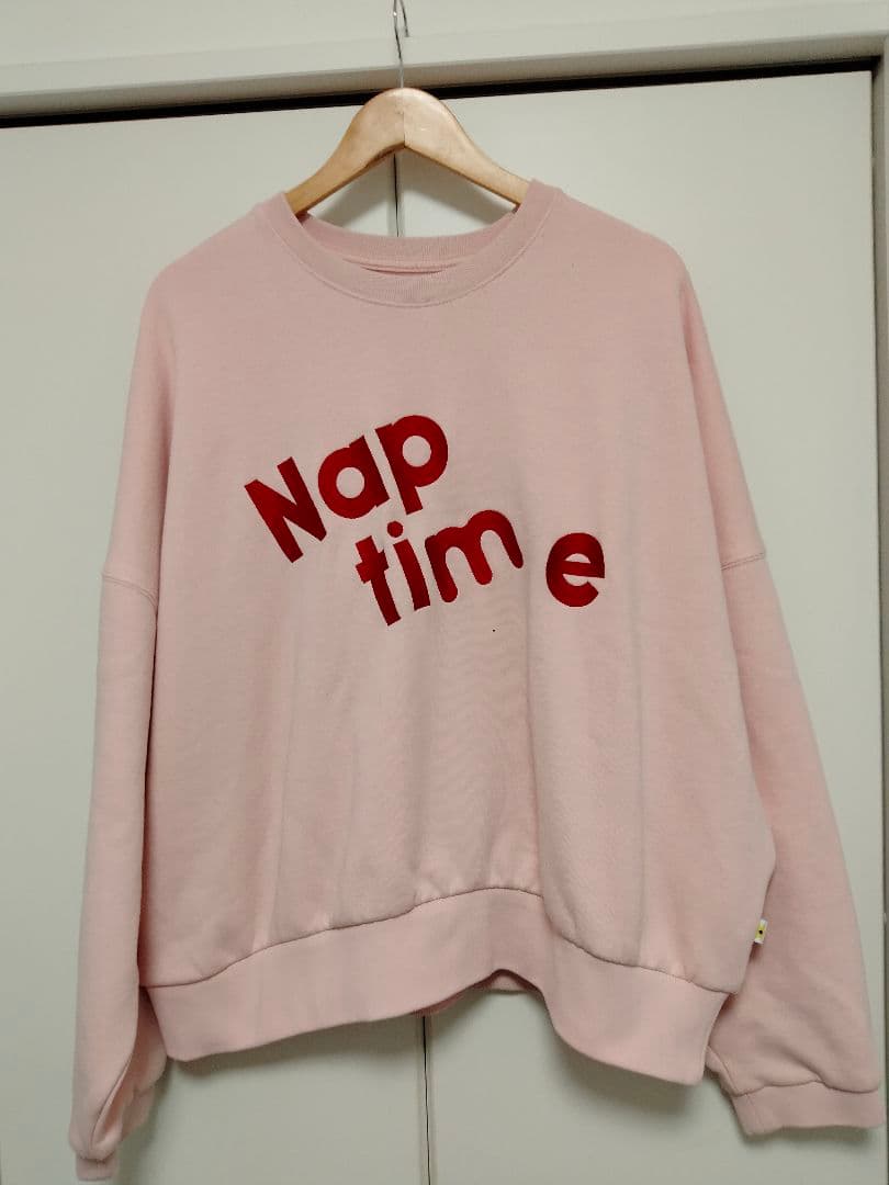 nissy naptime プルオーバーSWEAT PINK Mサイズ