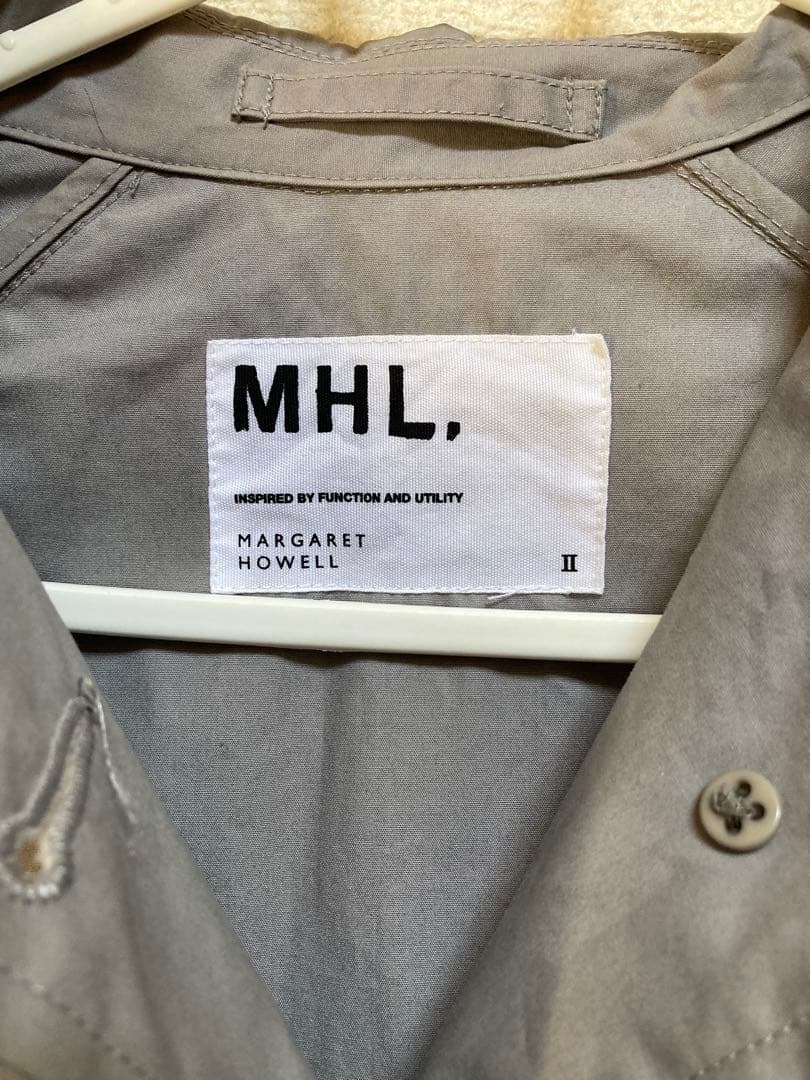 MHL. マーガレットハウエル ステンカラーコート 春コート グレー Mサイズ