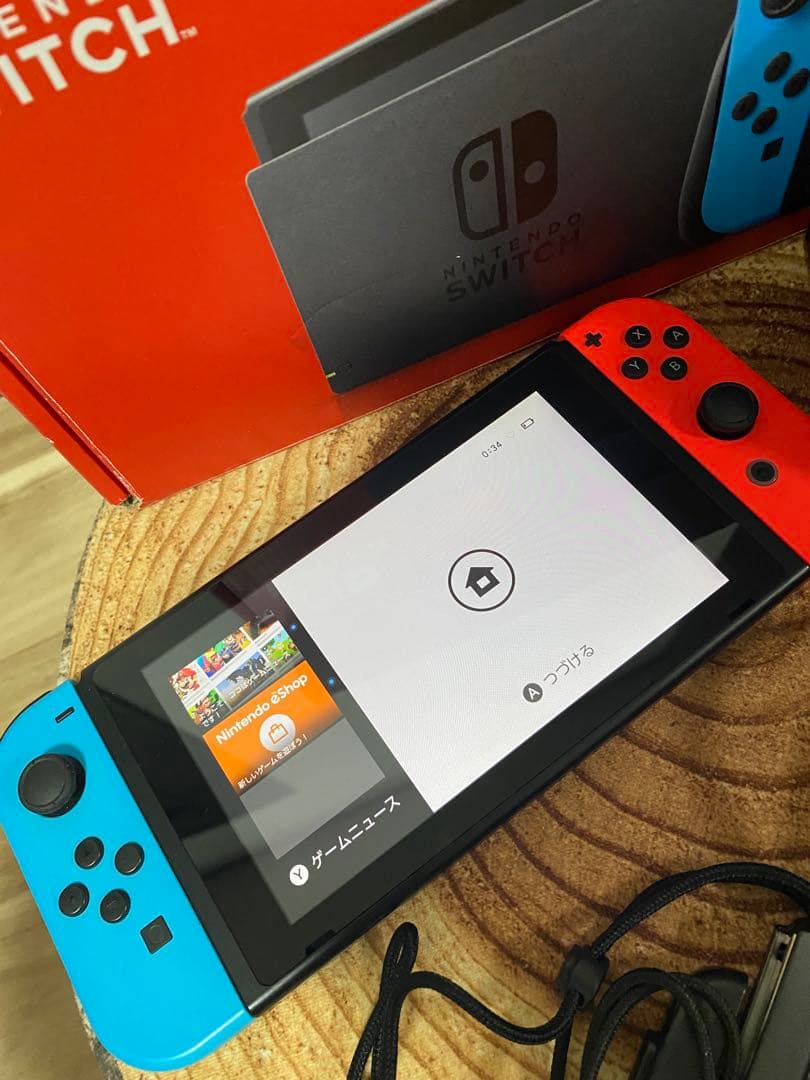 Nintendo Switch ニンテンドースイッチ本体　ネオン②