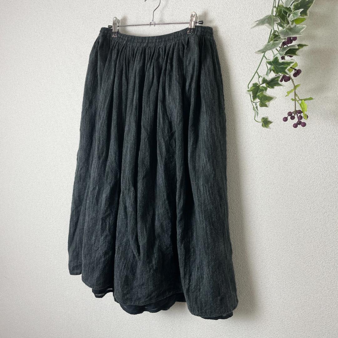 専用maison de soil ウール フレア スカート