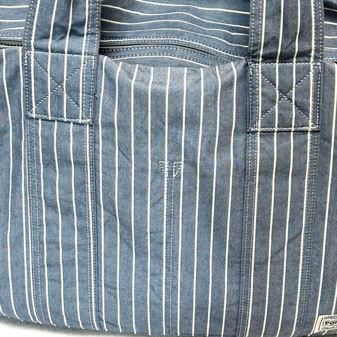 【希少】美品　PORTER 70周年記念 ボストンバッグ ストライプ　旅行