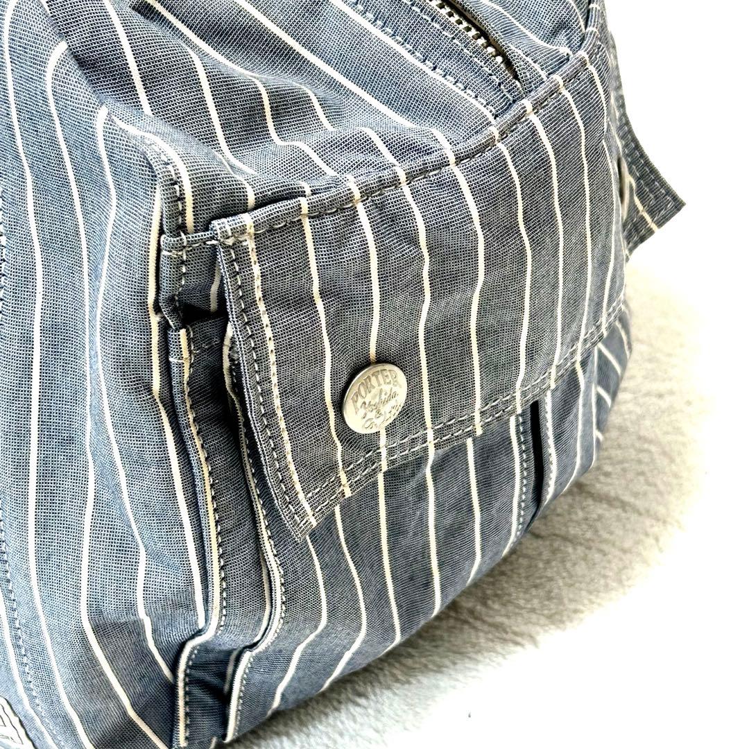 【希少】美品　PORTER 70周年記念 ボストンバッグ ストライプ　旅行