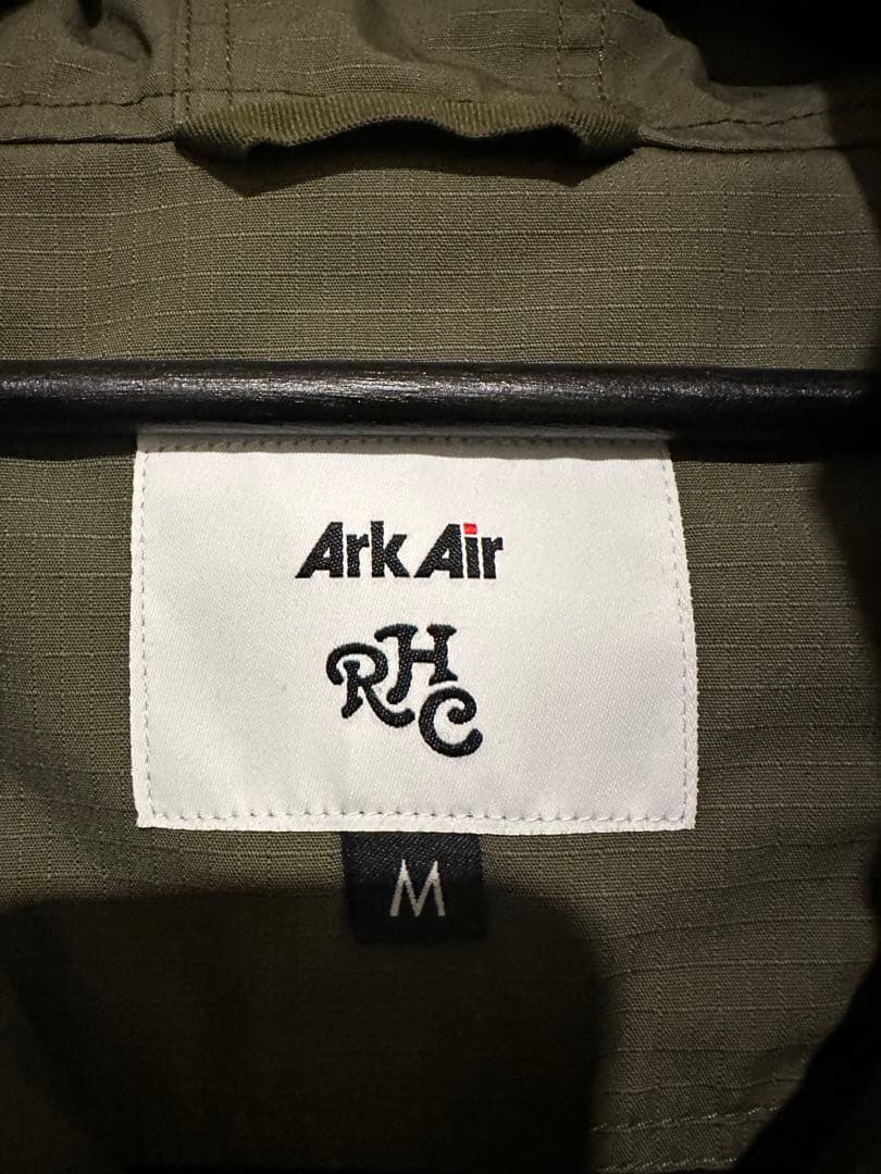 ArkAir RHCオリーブ フード付きモッズコート M