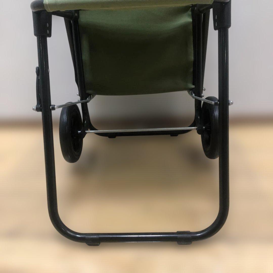送料無料 新品未使用品 チェアリー 折りたたみ椅子 キャリーカート 88350