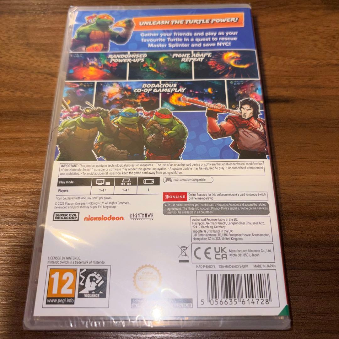 Nintendo Switch Teenage Mutant Ninja Turtles switch