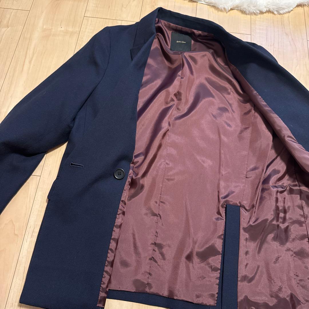 Spick & Span ネイビー ダブルブレストジャケット