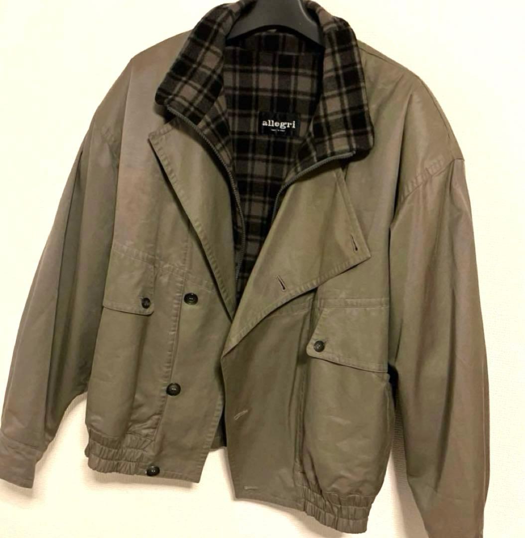 80s allegri イタリア製　レイヤード　vintage ジャケット