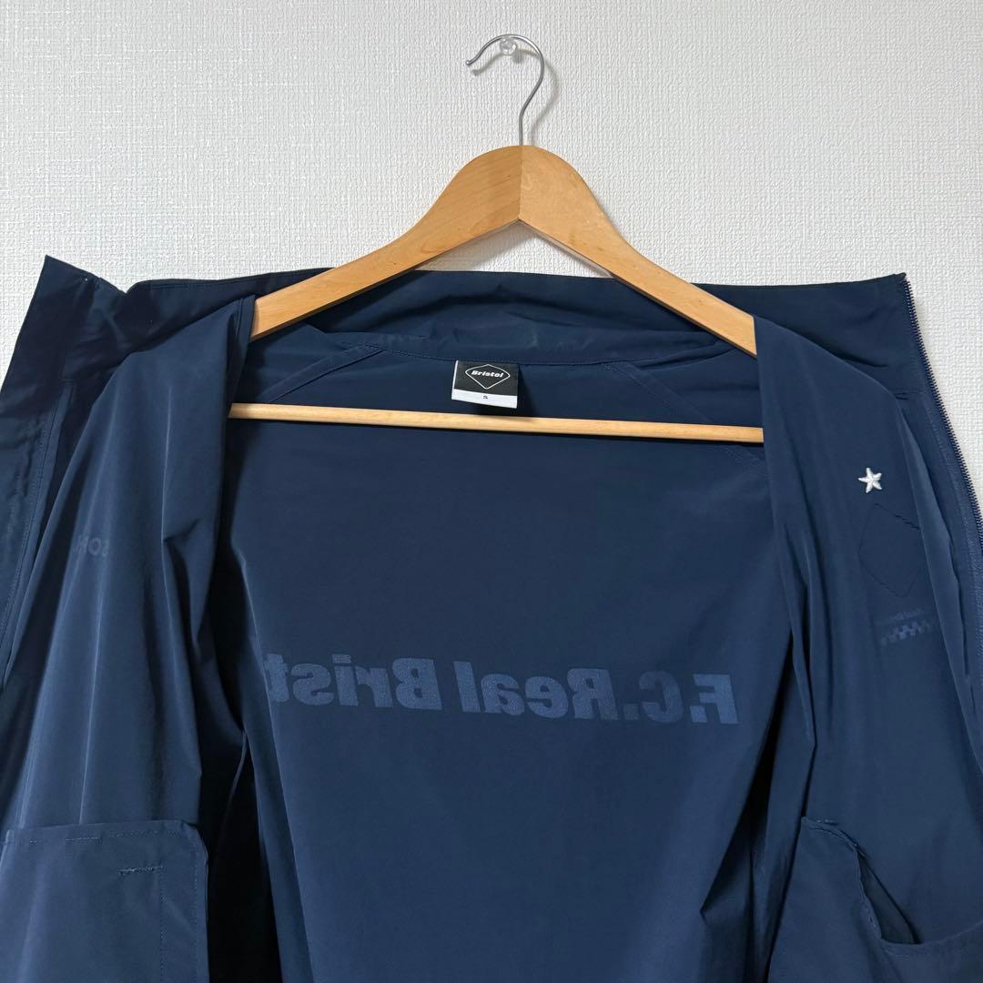 ブリストル　F.C.R.B. ジップアップパーカー　ジャージ　シンプル　ネイビー
