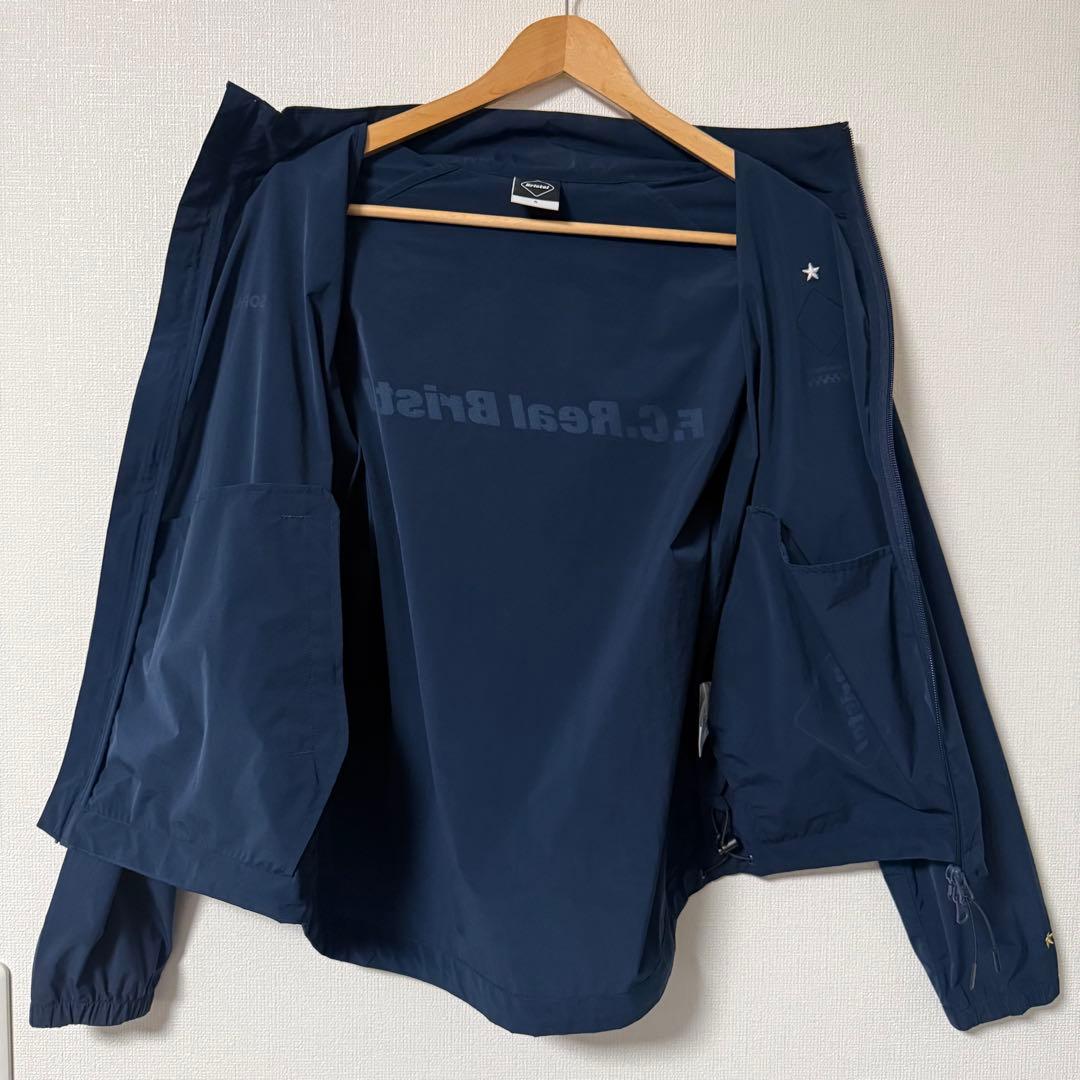ブリストル　F.C.R.B. ジップアップパーカー　ジャージ　シンプル　ネイビー